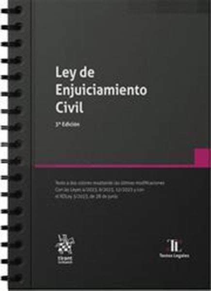 Ley De Enjuiciamiento Civil Anillas 3ª Ed 2023 Librería Cilsa