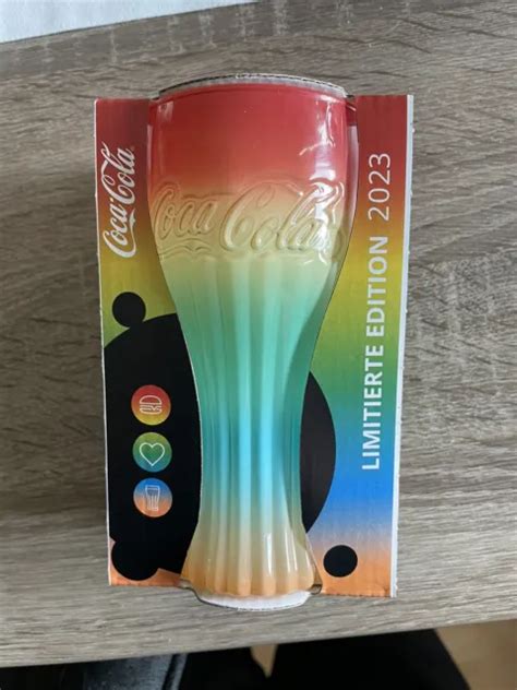 MC DONALD S COCA COLA Glas Regenbogenglas Limitierte Edition 2023