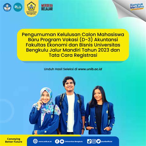 Pengumuman Kelulusan Calon Mahasiswa Baru Program Vokasi D