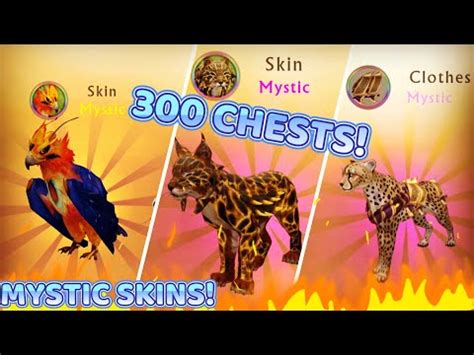 Opening Chests And Epic Chests Mystic Skins Wildcraft Wild