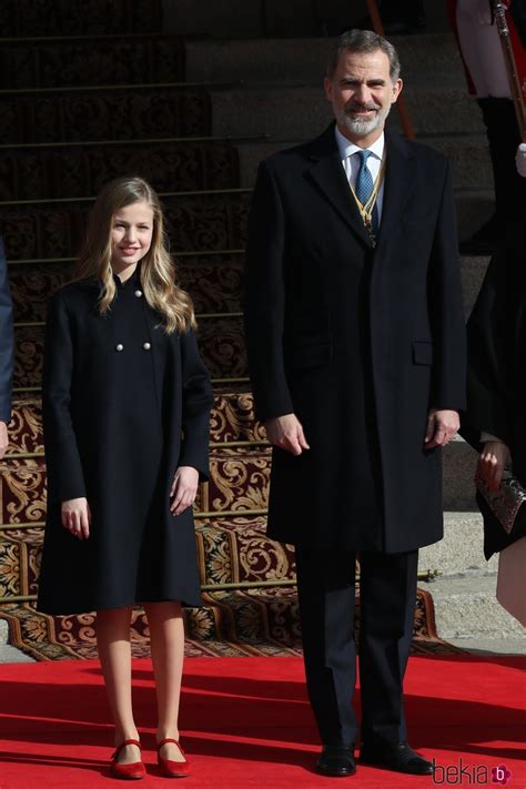 El Rey Felipe Vi Y La Princesa Leonor En La Apertura De La Xiv Legislatura La Princesa Leonor