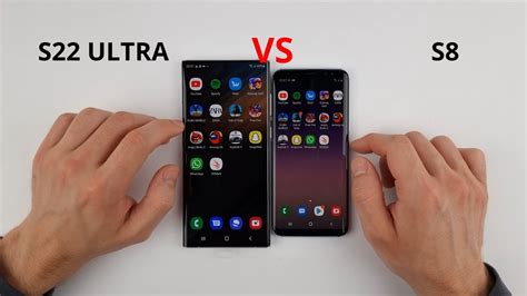 Samsung S22 Ultra Vs S8 Speed Test Youtube