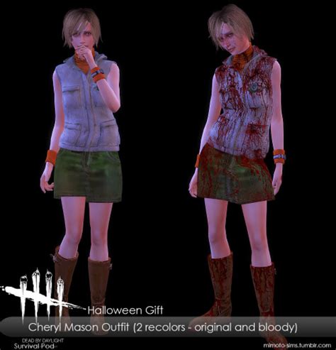 Dead By Daylight Cheryl Mason Set Halloween T Mimoto Sims