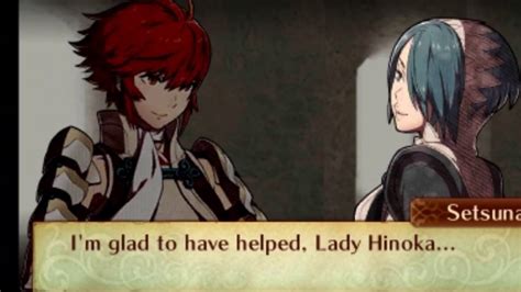 Fire Emblem Fates Birthright Support Dialogue A Hinoka Setsuna