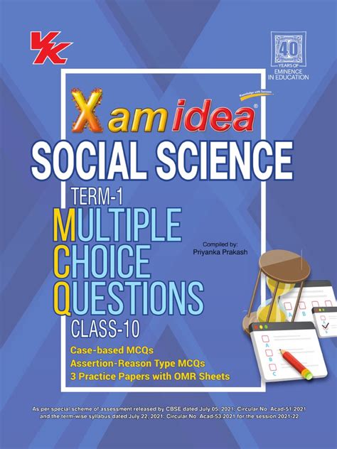 Xam Idea Social Science Standard Class 10 Term 1 Mcq Pdf