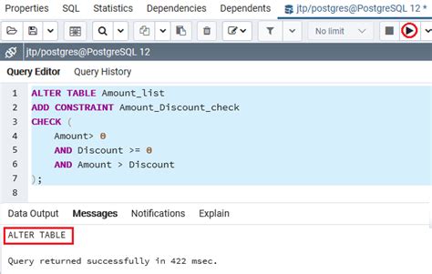 Postgresql Check Constraint Javatpoint