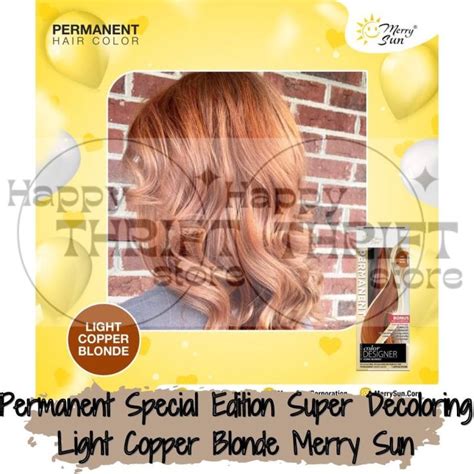 Light Copper Blonde Merry Sun Permanent Special Edition Super