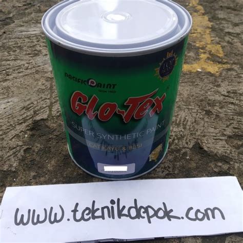 Jual Cat Pacific Paint Glotex Cat Besi Cat Kayu Cloud Grey 451 1 Kg