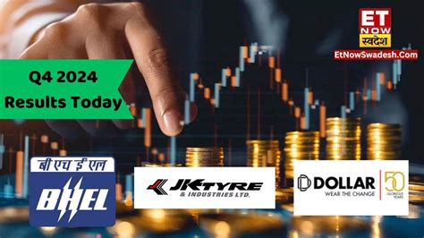 Q4 2024 Quarterly Results Today 21th May Bhel Jk Tyre समेत ये