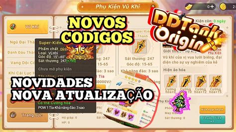 DDTANK ORIGIN NOVIDADES DA ATUALIZAÇÃO AULAS E DICAS DE COMO