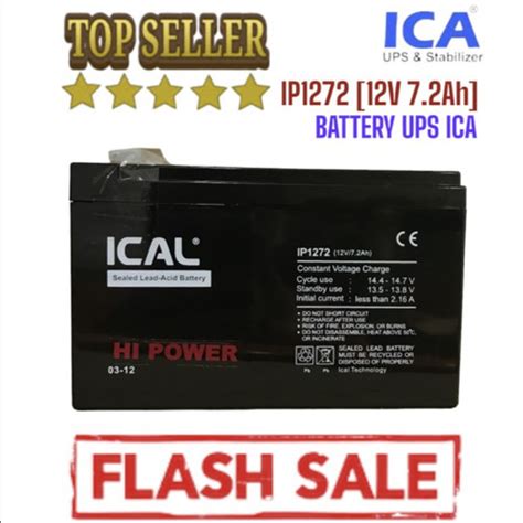 Jual Aki Baterai Ups Ica Battery Ical Ip V Ah