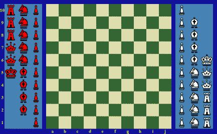 Play Big Board Chess online with Game Courier