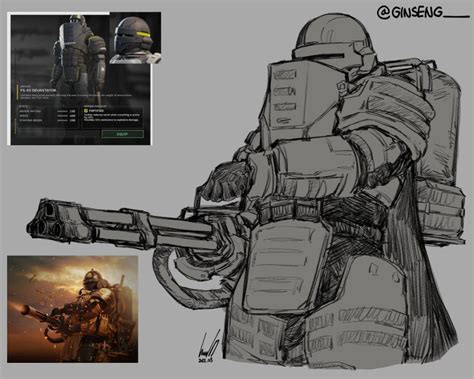 Devastator Juggernaut Heavy Armour Concept By Ginseng Rhelldivers