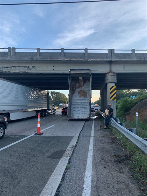 I 20 East At Us 1 Is Blocked After Dump Truck Hits Overpass Bridge