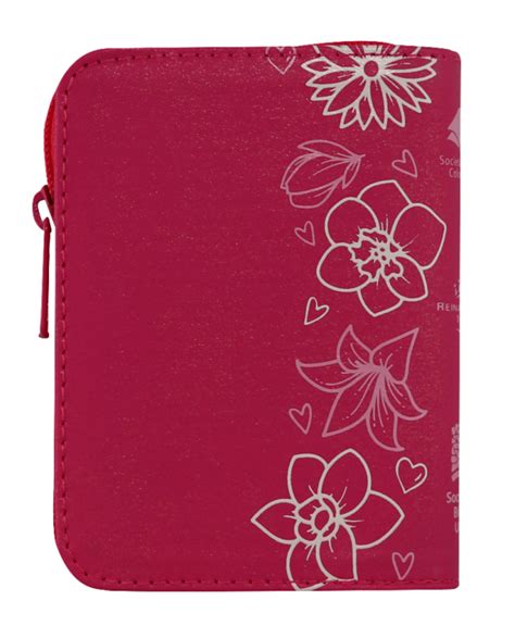 Biblia Mini Bolsillo RVR 1960 Fucsia RVR015Z PJR Pez Con Anteojos