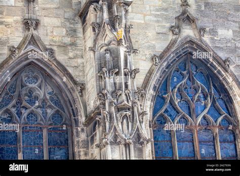 Basilica of St. Michael in Bordeaux , architecture details Stock Photo ...