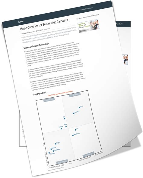 2019 Gartner Magic Quadrant For Secure Web Gateways Swg