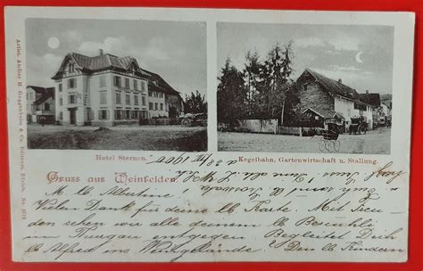 Gruss Aus Weinfelden 1900 Hotel Sternen Kaufen Auf Ricardo