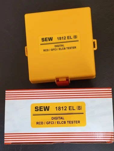 Sew Elcb Tester El At Rs Earth Leakage Tester In Vadodara