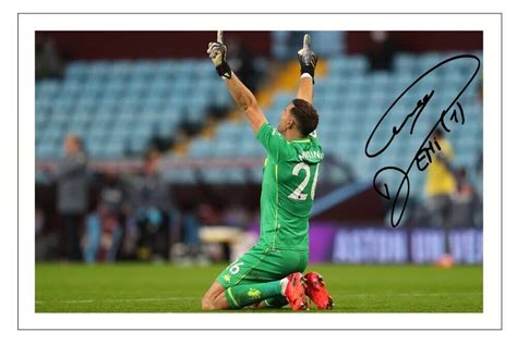 EMILIANO MARTINEZ Signed Autograph PHOTO Fan Gift Signature Print ASTON