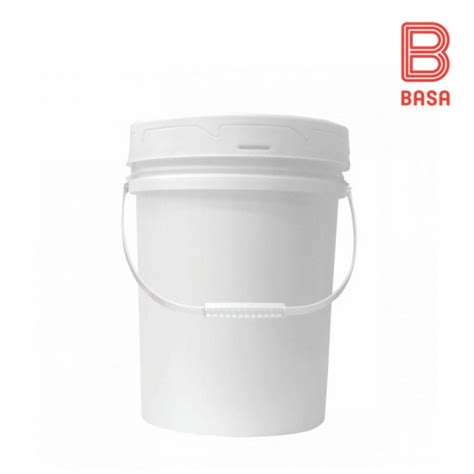 Balde Industrial Blanco 20L PP CÓDIGO 8904 Basa Grupo Velsur