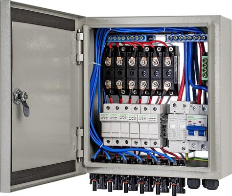 Eco Worthy 6 String Pv Combiner Box And 63a Circuit Breakers For Solar Panel Buy Online At Best