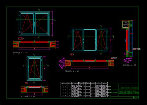 Détails des portes et fenêtres en DWG 21 41 Mo Bibliothèque CAO