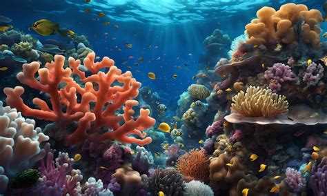 Premium AI Image | Deep Sea Coral Reefs and Biodiversity