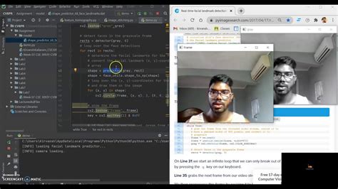 Real Time Facial Landmark Detection With Opencv Python And Dlib