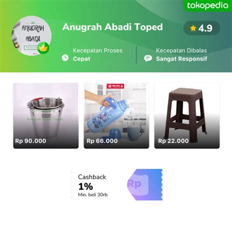 Toko Anugrah Abadi Toped Online Produk Lengkap Harga Terbaik