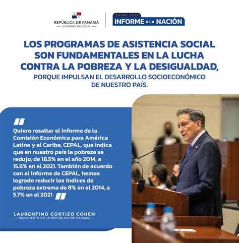 Presidencia de Panamá on Twitter La gestión del Pdte NitoCortizo ha