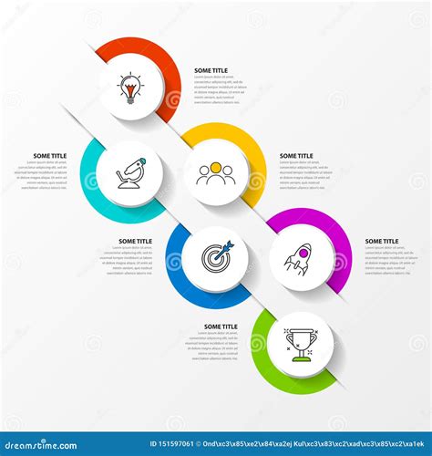 Plantilla Del Dise O De Infographic Concepto De La Cronolog A Con