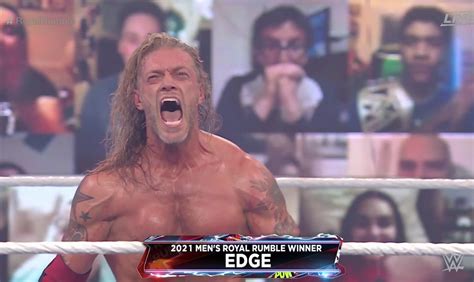 Edge Wins The 2021 WWE Men's Royal Rumble Match