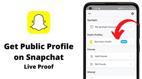 How To Make A Public Profile On Snapchat