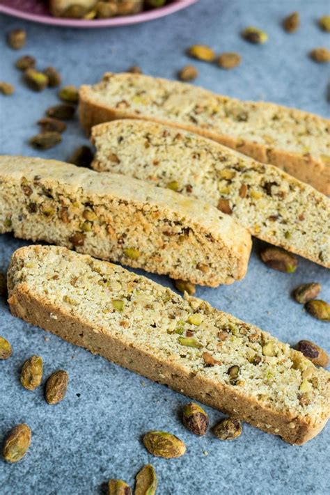 Pistachio Biscotti - Sweet Eats - Gluten Free & Vegan Snacks