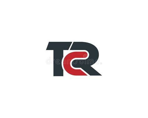 Tcr Trc Letter Unique And Professional Logo Design Stock Vector