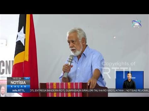 PM Xanana Gusmão husu joven sira hamutuk defende soberania nasaun YouTube