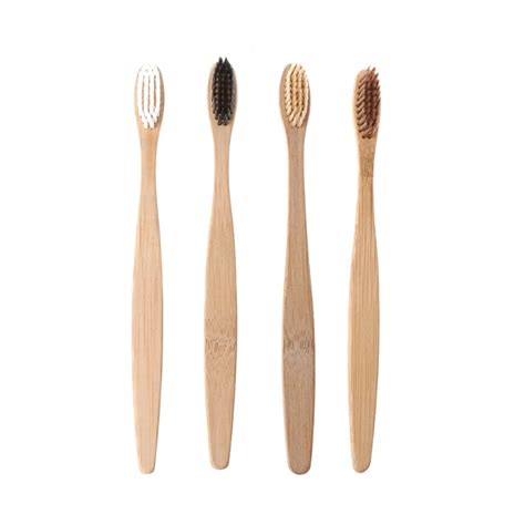 Environment friendly Wood Toothbrush Bamboo Toothbrush Soft Fibre ...