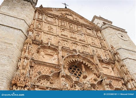 Fa Ade Of The Iglesia De San Pablo In Valladolid Spain Stock Image