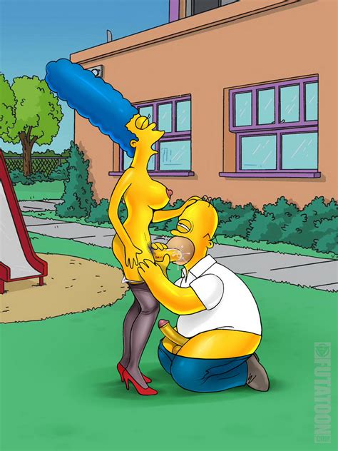 Enjoy The Futa Marge Simpson Deepthroat Porn In Futa Hentai Futatoon