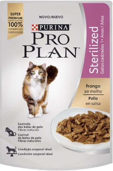 Purina Pro Plan Alimento H Medo Sterilized Pollo En Salsa G