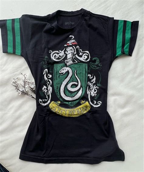 Camiseta Harry Potter Piticas Sonserina Camiseta Feminina Piticas