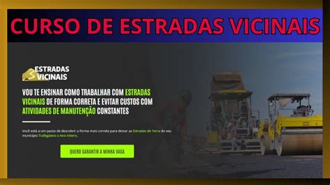 CURSO DE ENGENHARIA DE ESTRADAS VICINAIS SITE OFICIAL DO CURSO CURSO