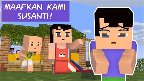 Detik Susanti Sedih Berjumpa Dengan Teman Teman 😢 Minecraft Animation