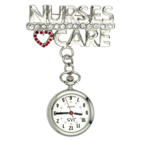 NW-Pro Lapel Nurse Watch - Large Glow-in-the-Dark Dial - Water Resista – Nursewatches.com