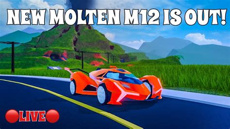 LIVE ROBLOX JAILBREAK NEW MOLTEN M12 OUT YouTube