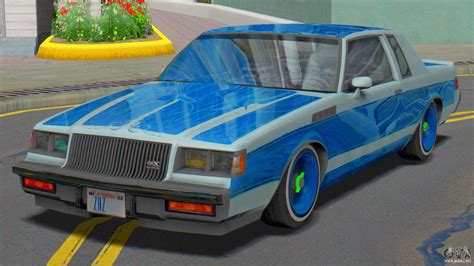 Buick Gnx 1987 Lowrider Para Gta San Andreas