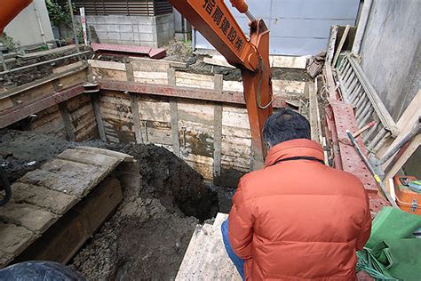 地下掘削工事 その1 建築計画網大系舎