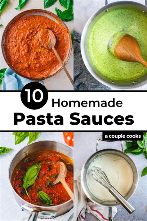 15 Homemade Pasta Sauce Recipes – A Couple Cooks