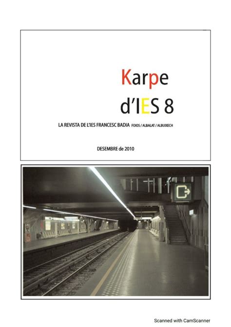 Revista Karpe dIES 8 IES ESCULTOR EN FRANCESC BADIA FOIOS VALÈNCIA